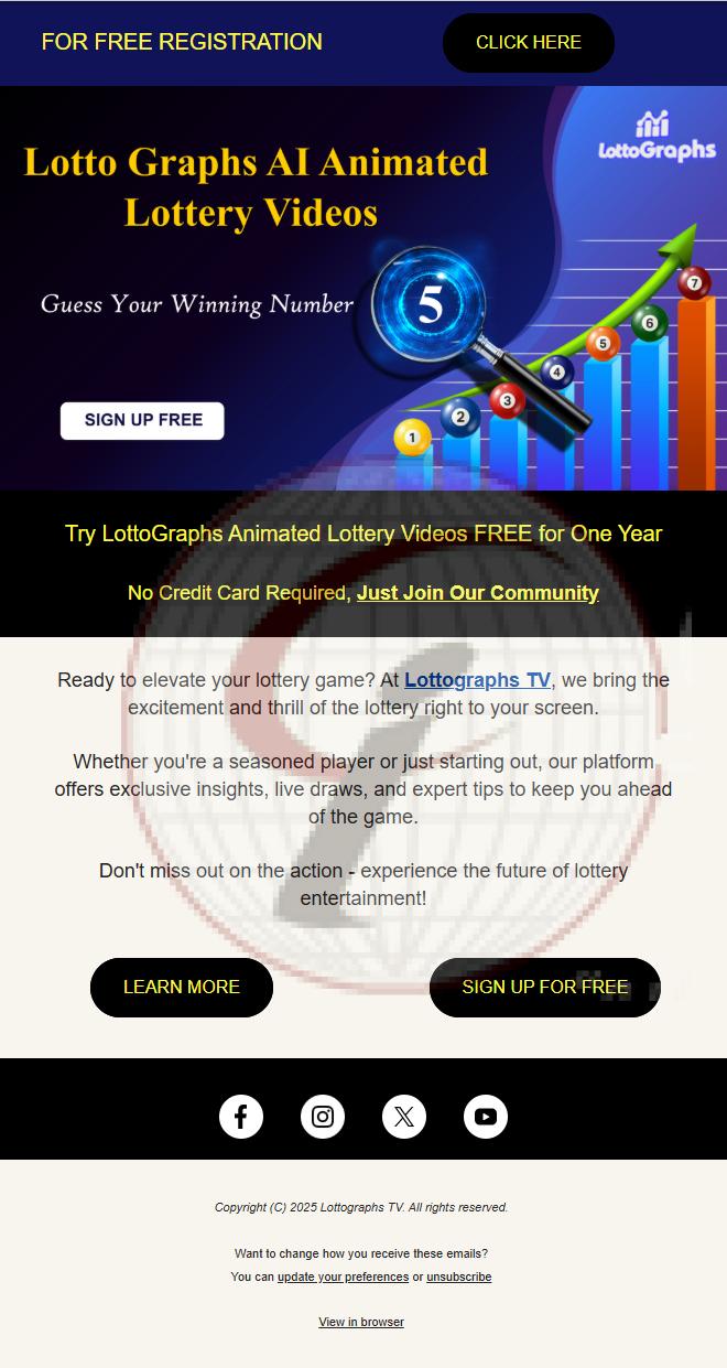 LottoGraphs | Sample Email Template-1