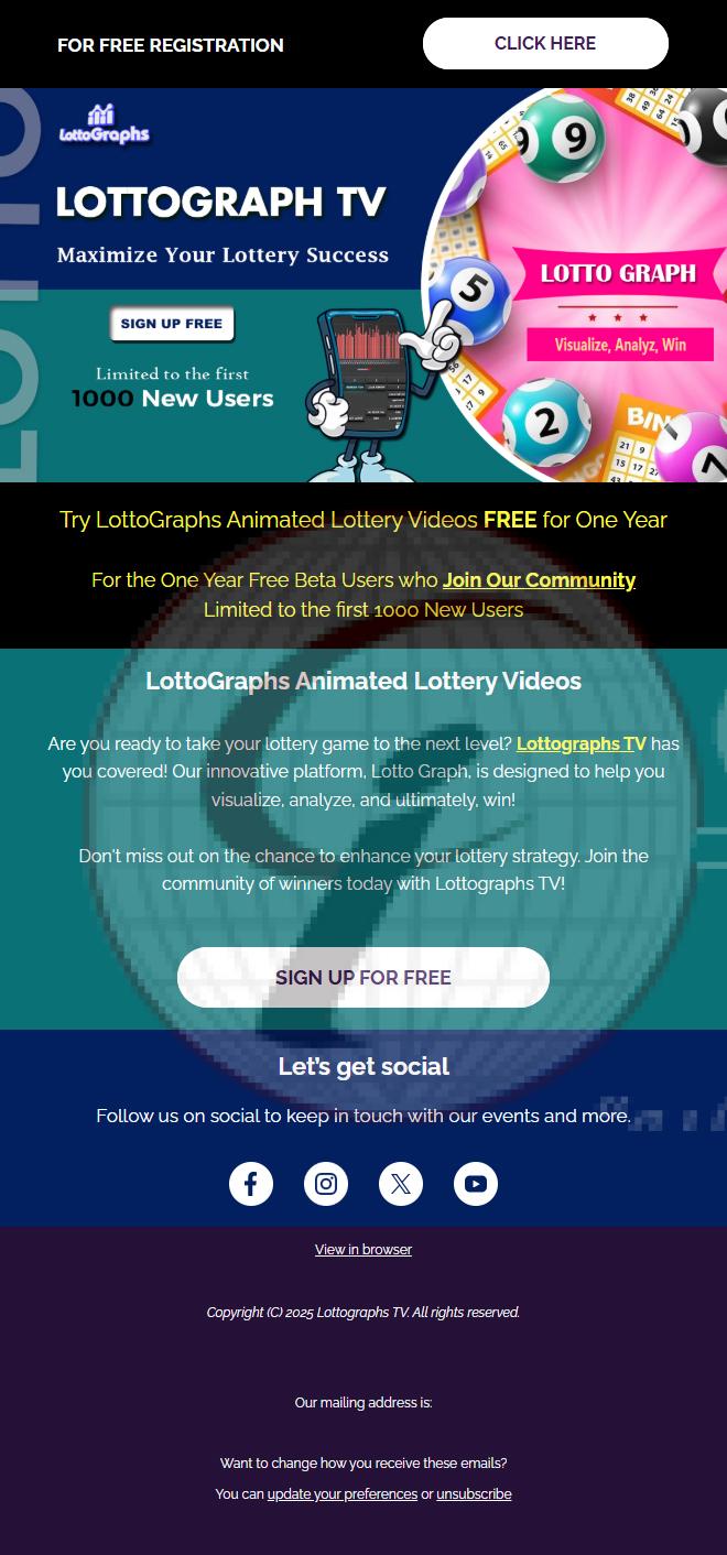 LottoGraphs | Sample Email Template-4