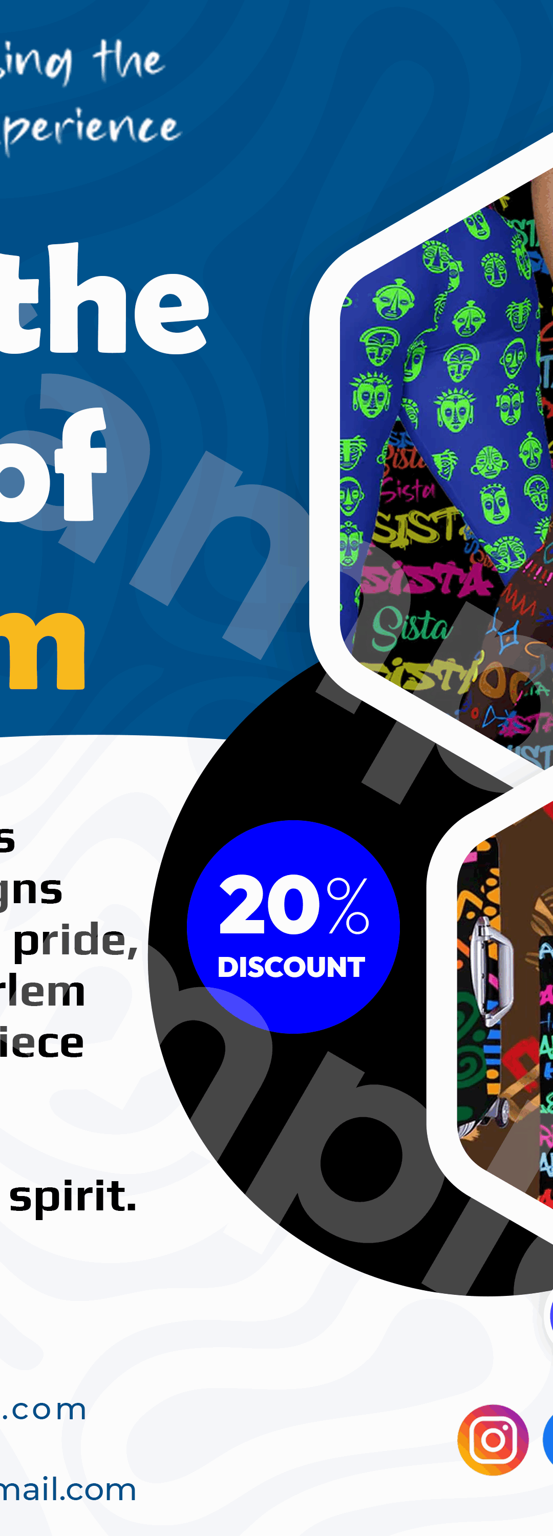 Wear the  Spirit of  Harlem