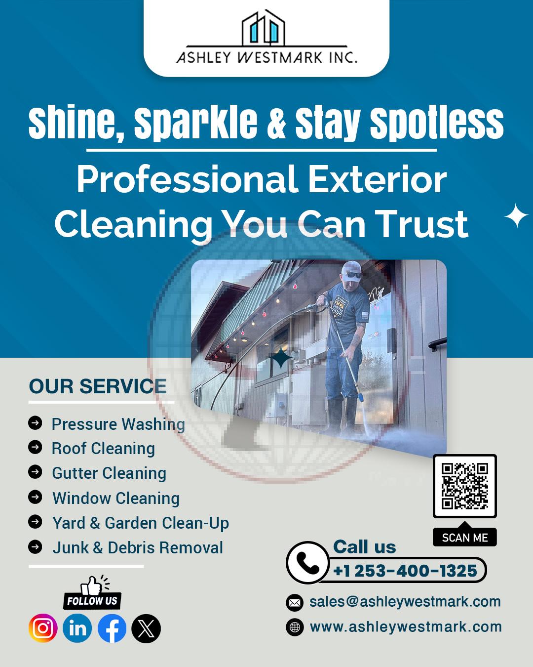 Shine, Sparkle & Stay Spotless – Professional Exterior Cleaning You Can Trust