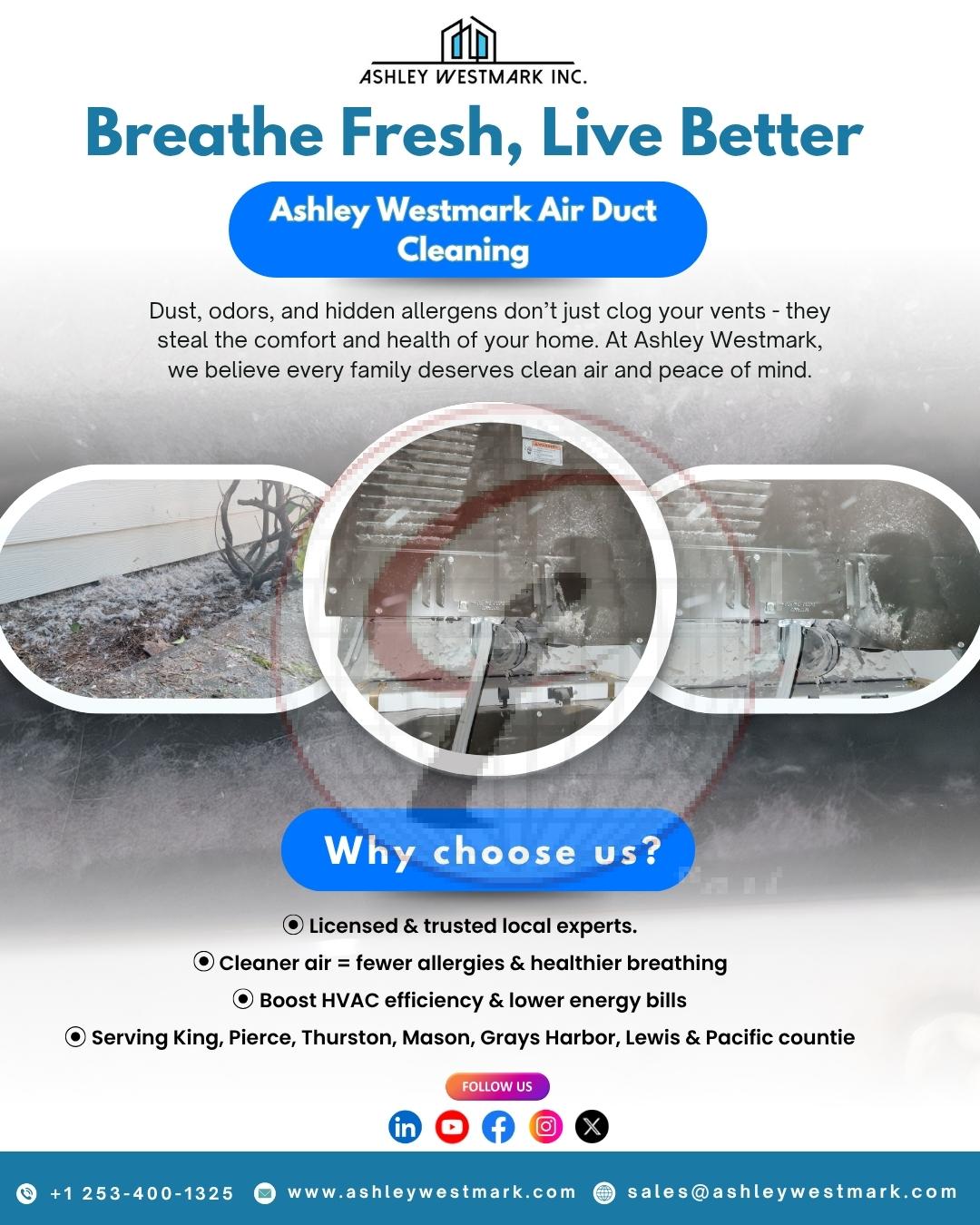 Ashley Westmark air duct cleaning