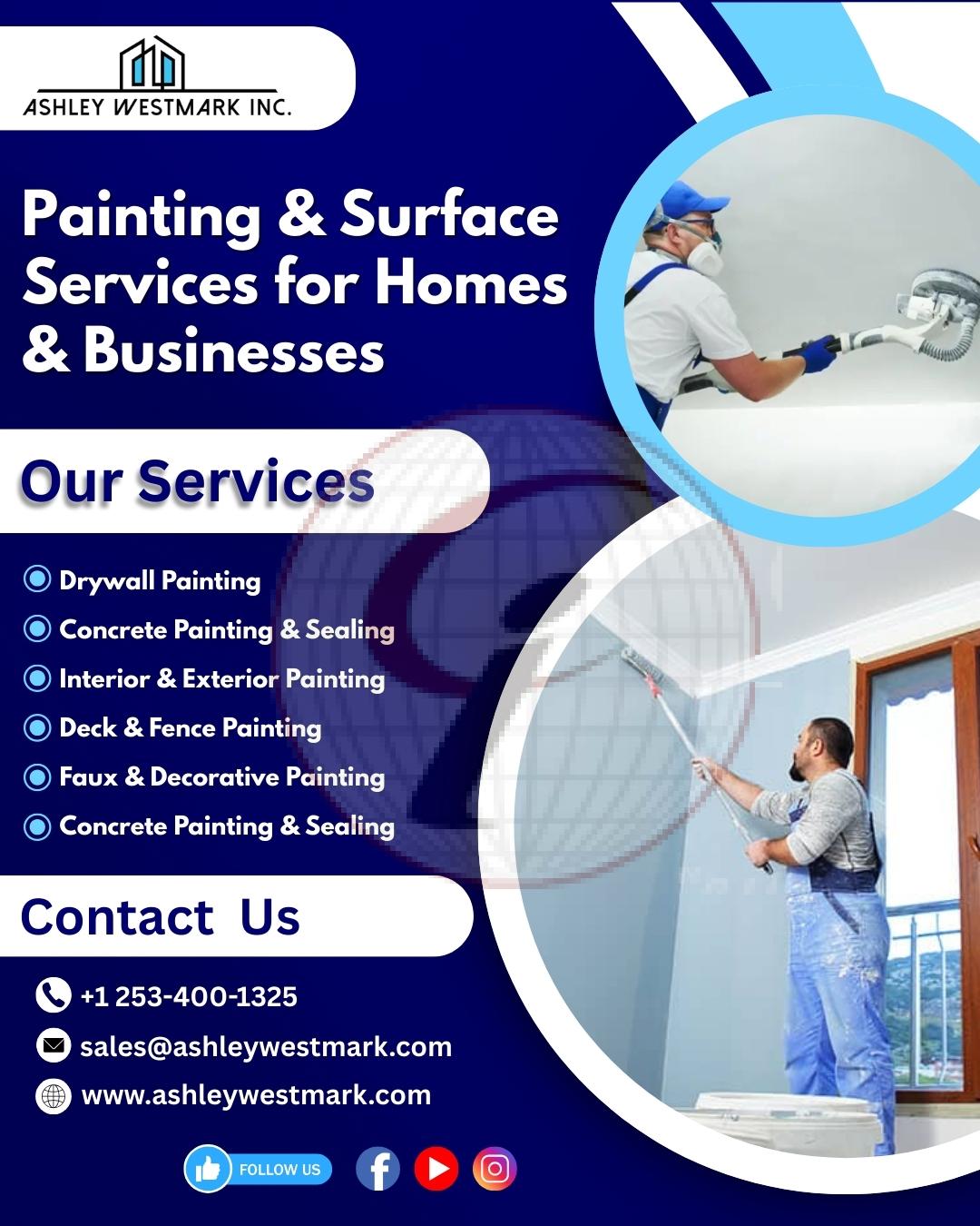 Ashley Westmark painting & surface service for homes