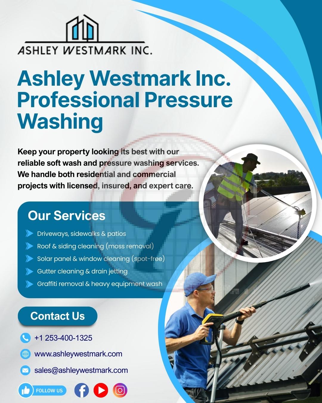 Ashley westmark inc professional pressure washing