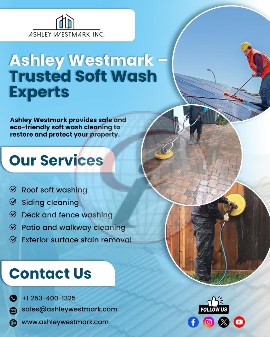Ashley westmark trusted soft wash experts