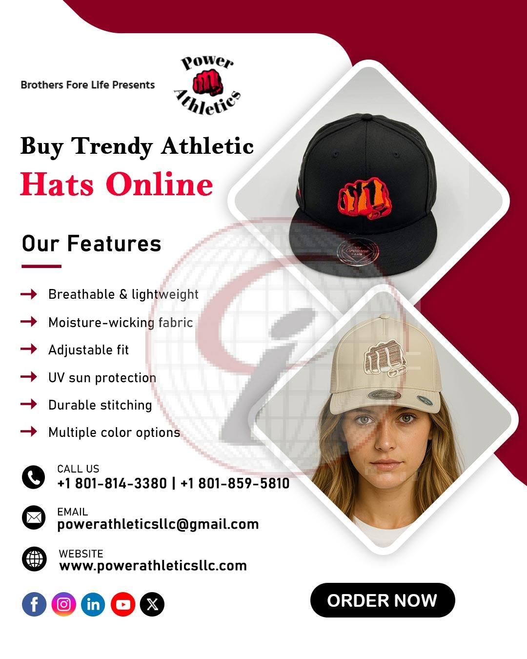 Buy Trendy Athletic Hats Online