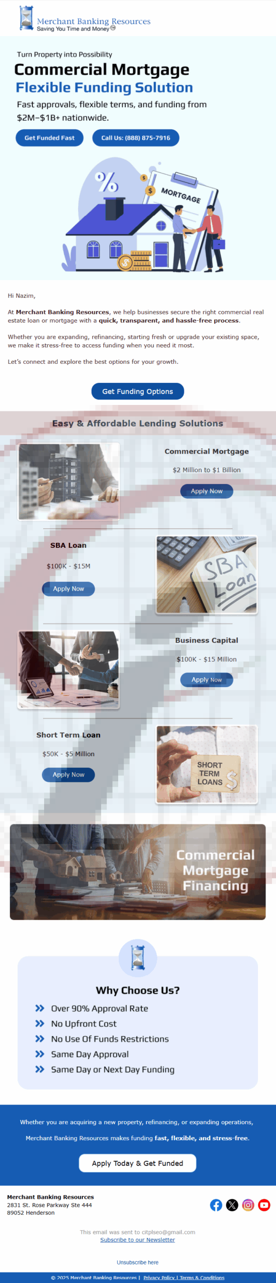 Commercial Mortgage Flexible Funding Solution