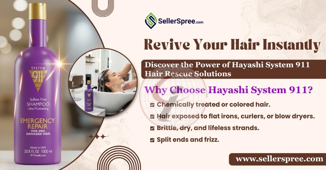 Discover the Power of Hayashi System 911 Hair Rescue Solutions facebook sellerspree