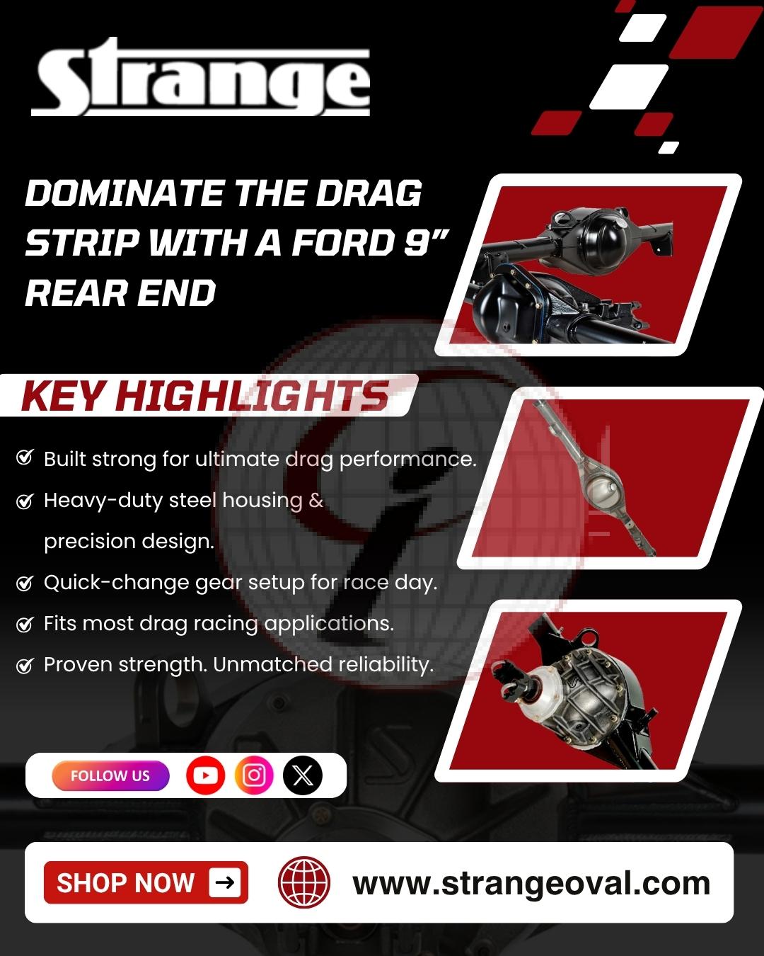 Dominate the Drag Strip with a Ford 9″ Rear End