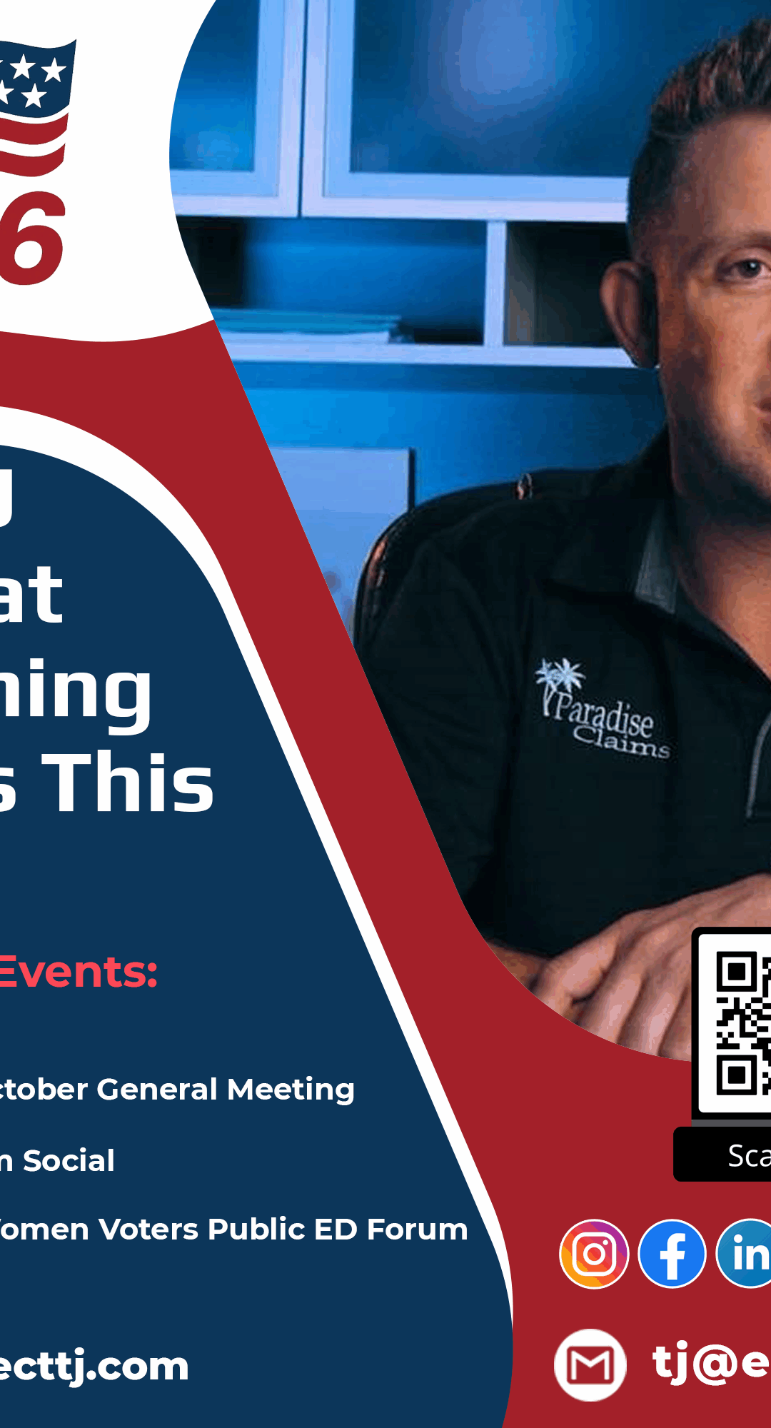 Join TJ  Ware at  Upcoming  Events This  Week!
