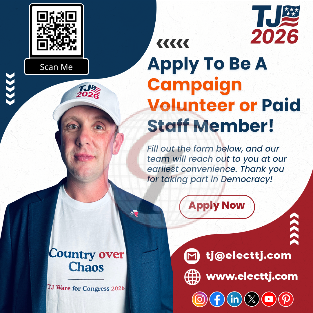 Apply To Be A Campaign Volunteer or Paid Staff Member!
