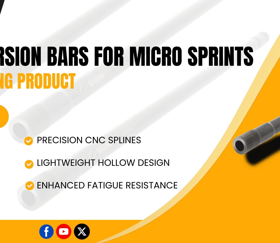 Gun drilled torsion bars for micro sprints bys strange oval