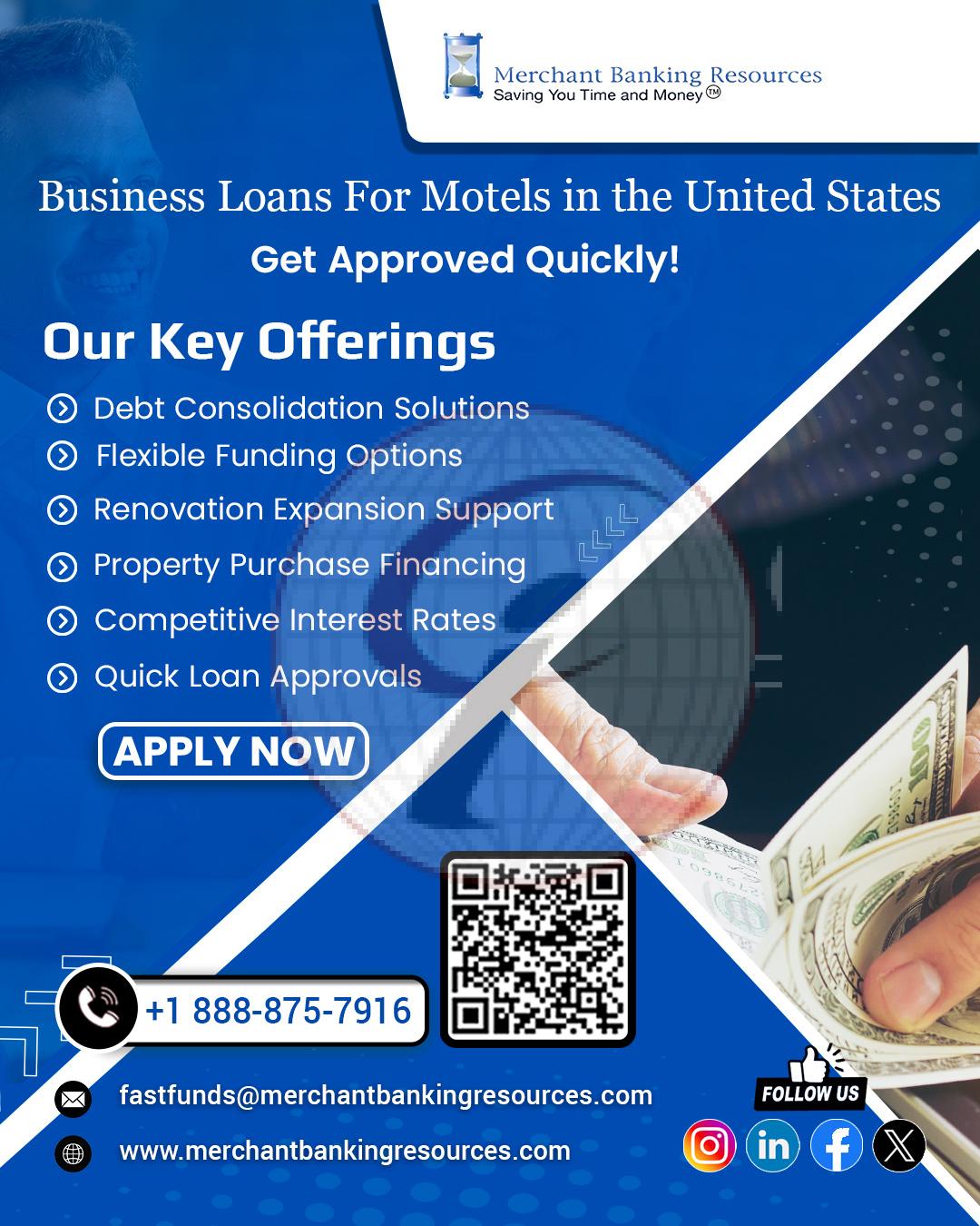 Business Loans For Motels in the United States