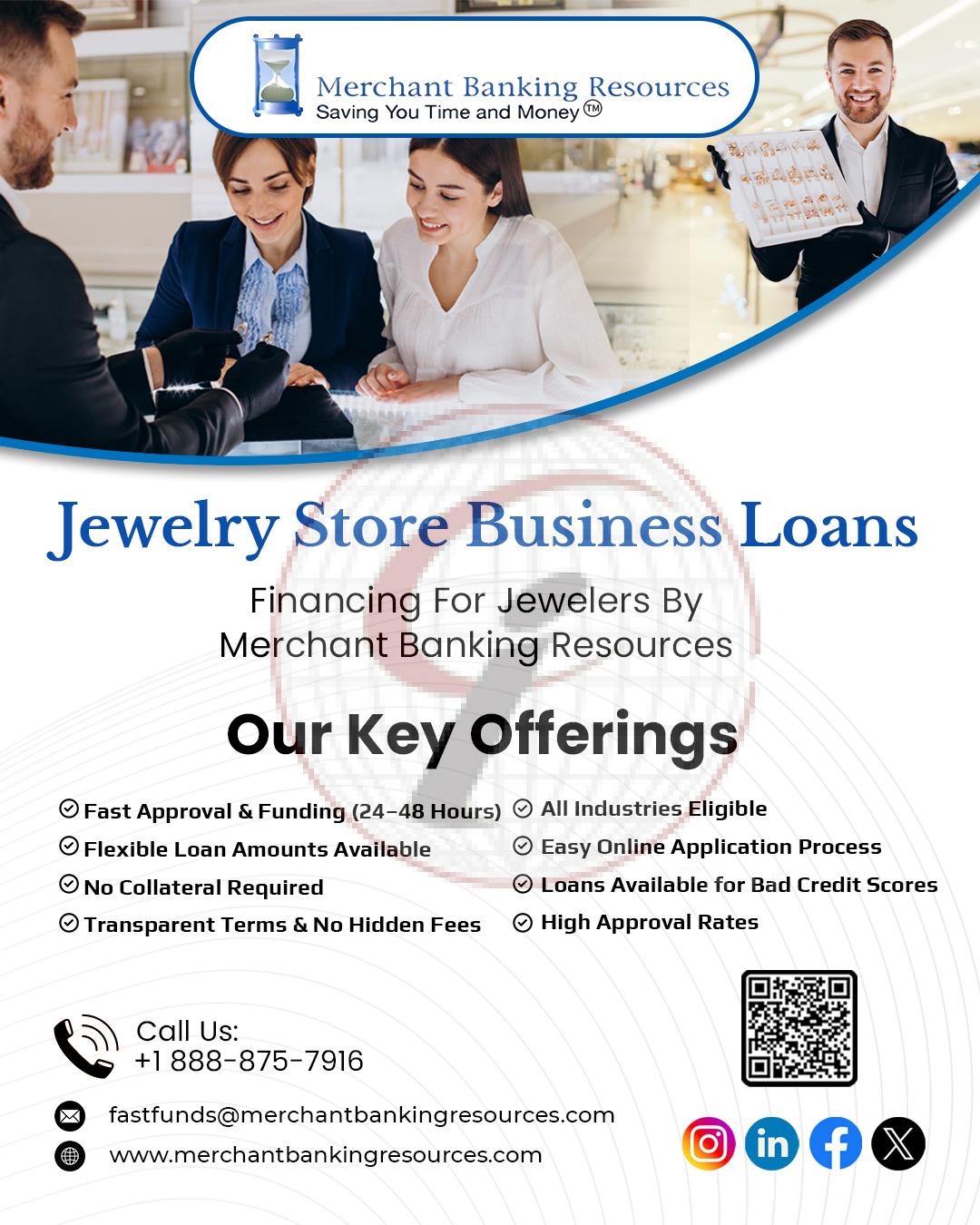 Jewelry Store Business Loans