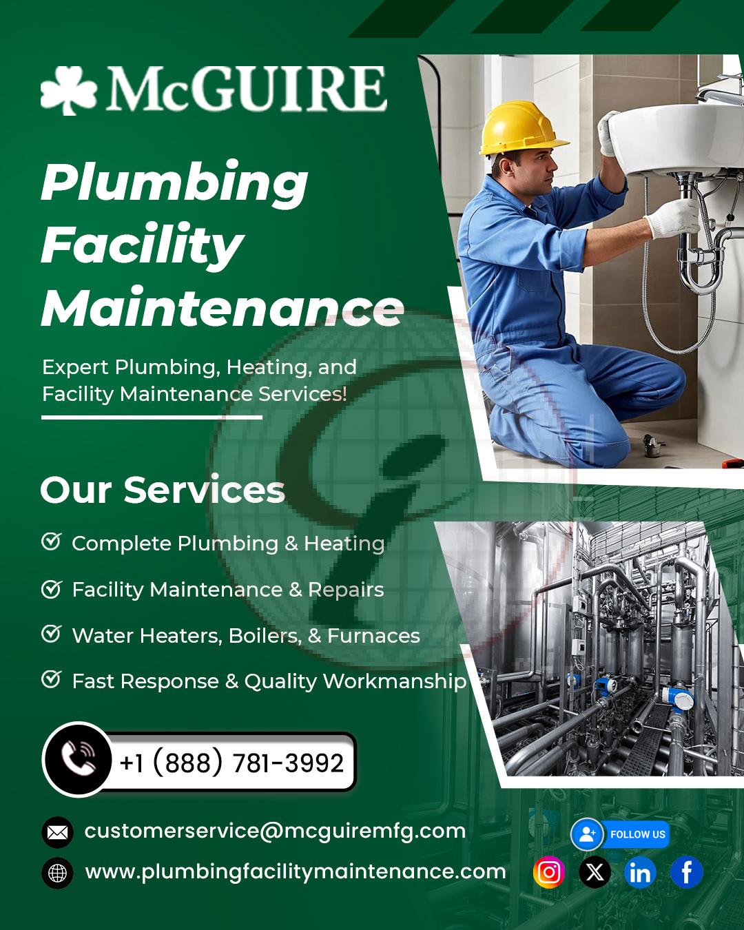 Plumbing Facility Maintenance – Expert Plumbing, Heating, and Facility Maintenance Services!