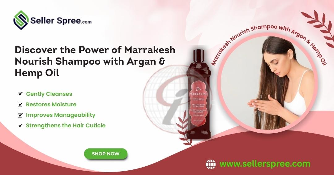 Marrakesh Nourish Shampoo with Argan & Hemp Oil Sellerspree