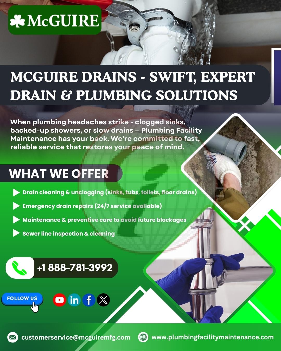 Mc guire drain-swift expert