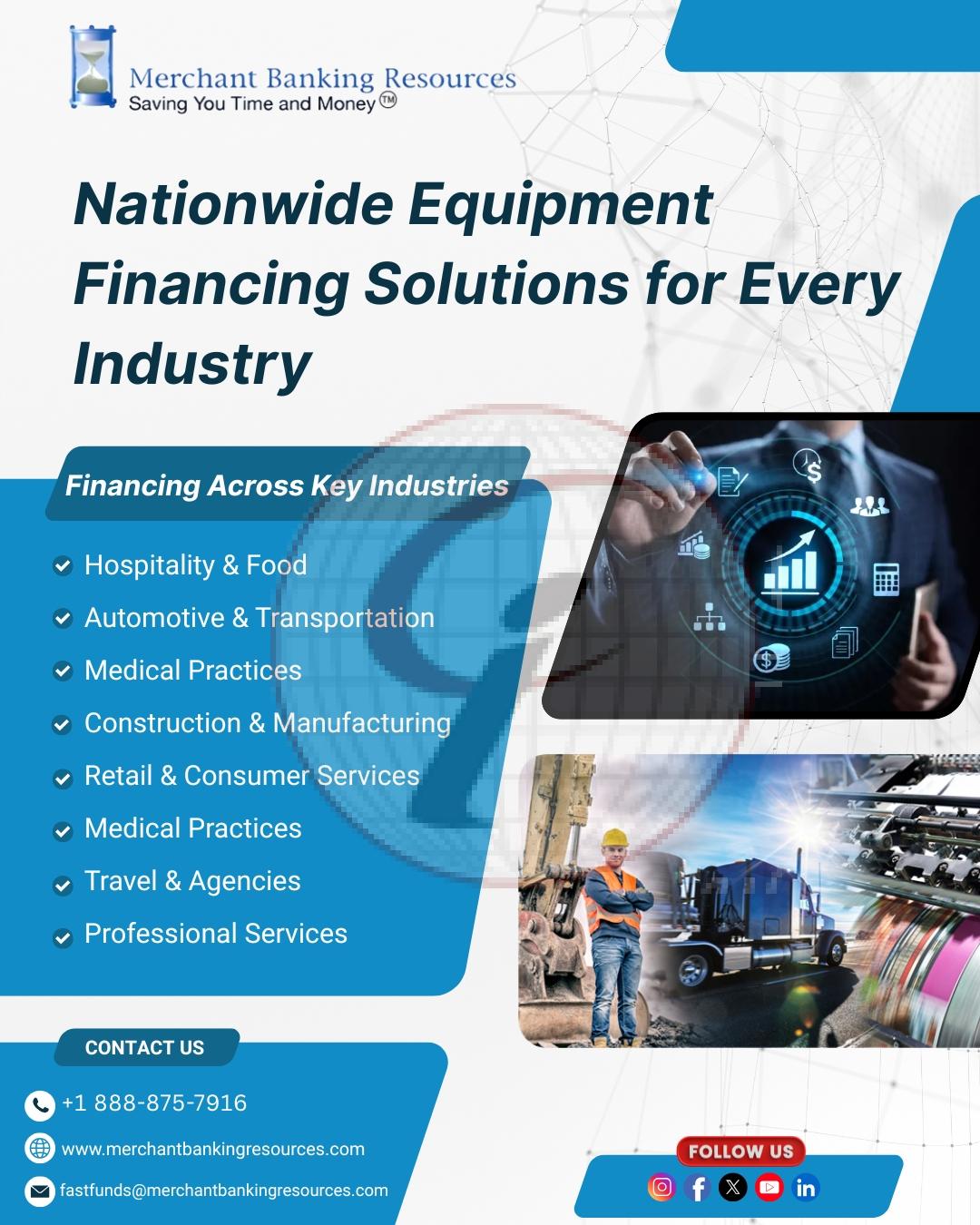 National equipment financing solution