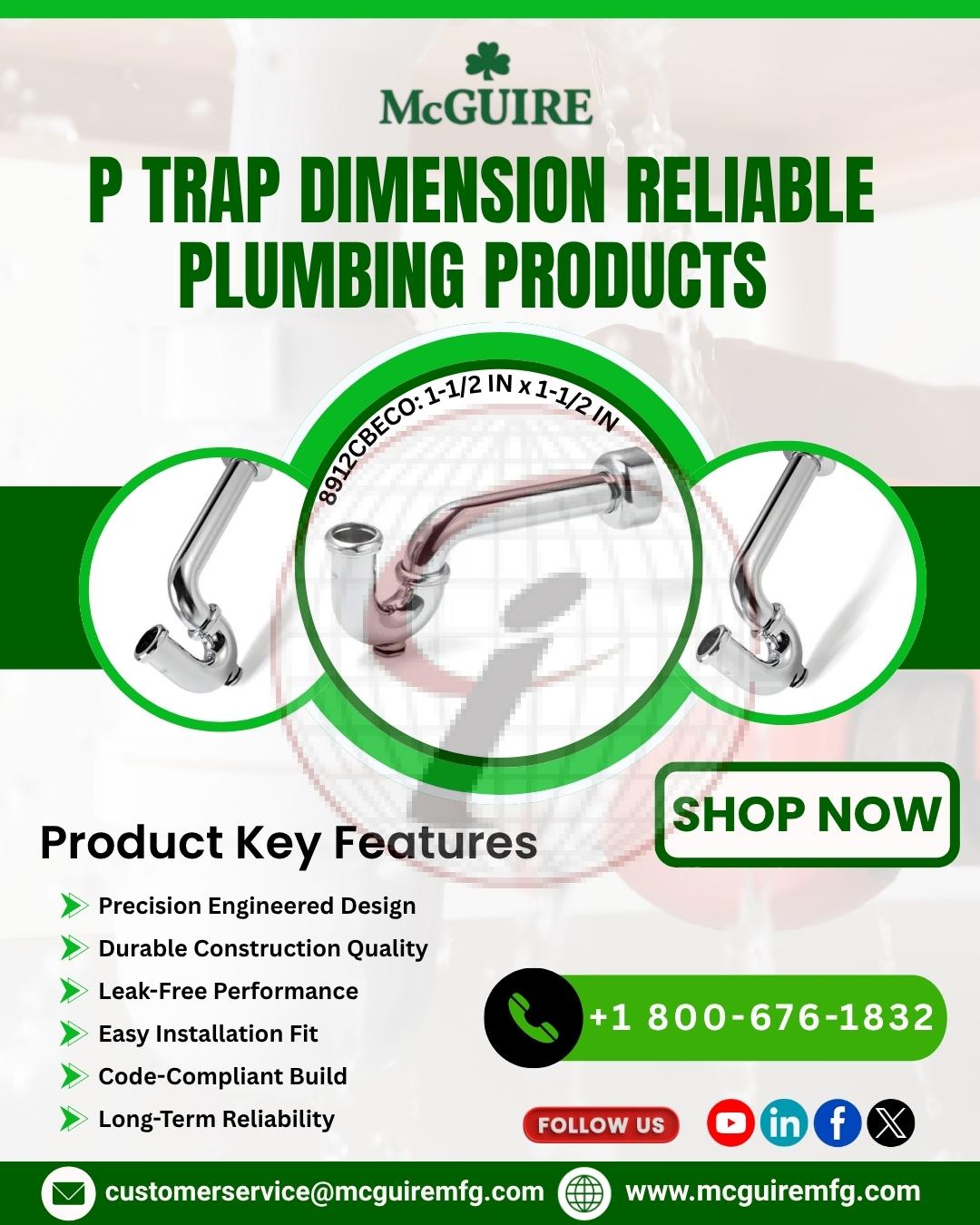 P Trap Dimension Reliable Plumbing Products