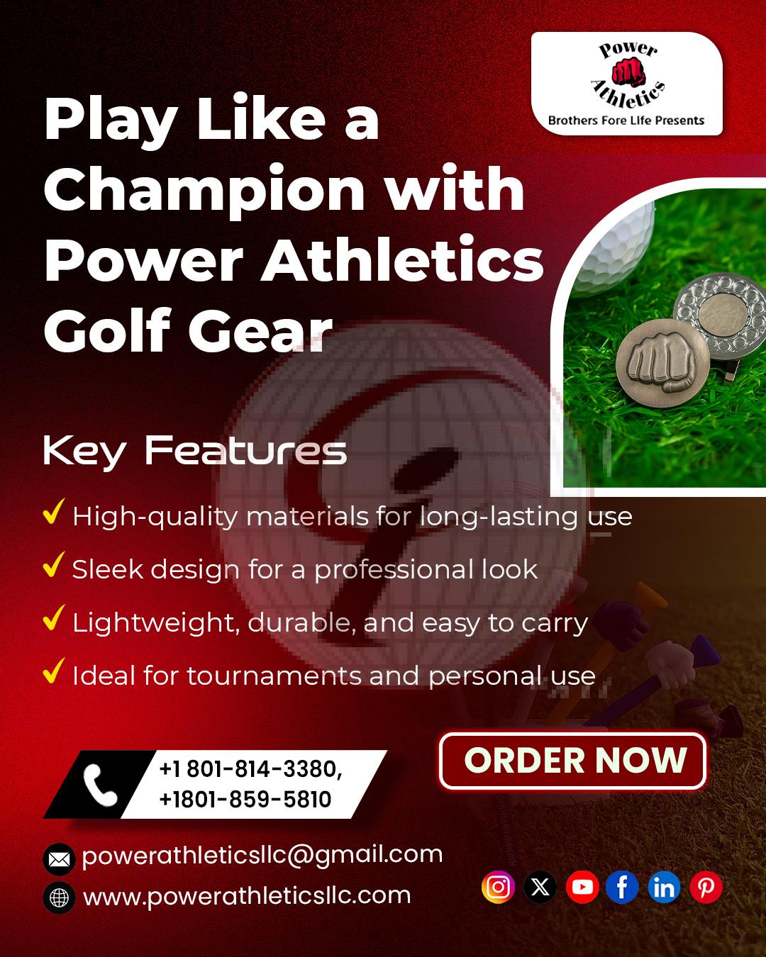 Play Like a Champion with Power Athletics Golf Gear