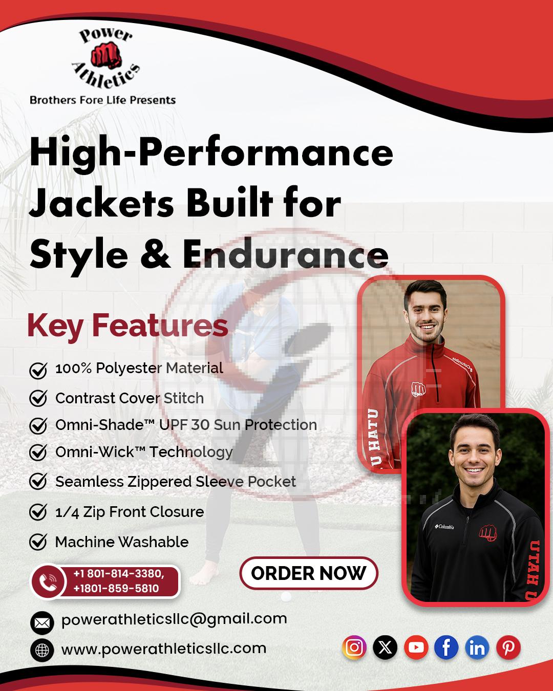 HIGH-PERFORMANCE JACKETS BUILT FOR STYLE & ENDURANCE