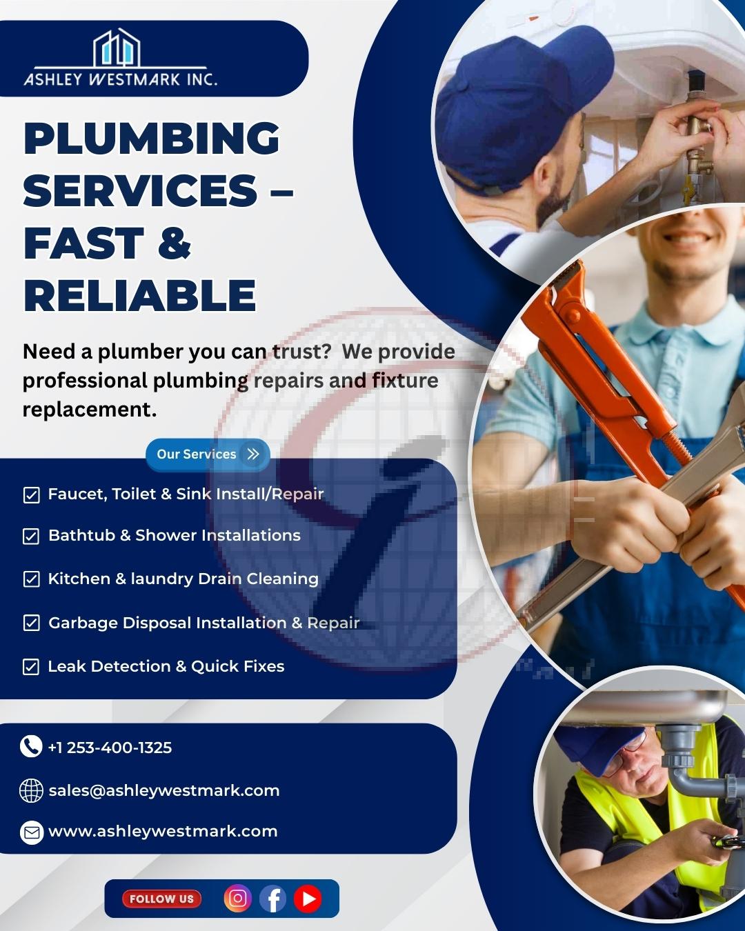 Plumbing service fast&reliable