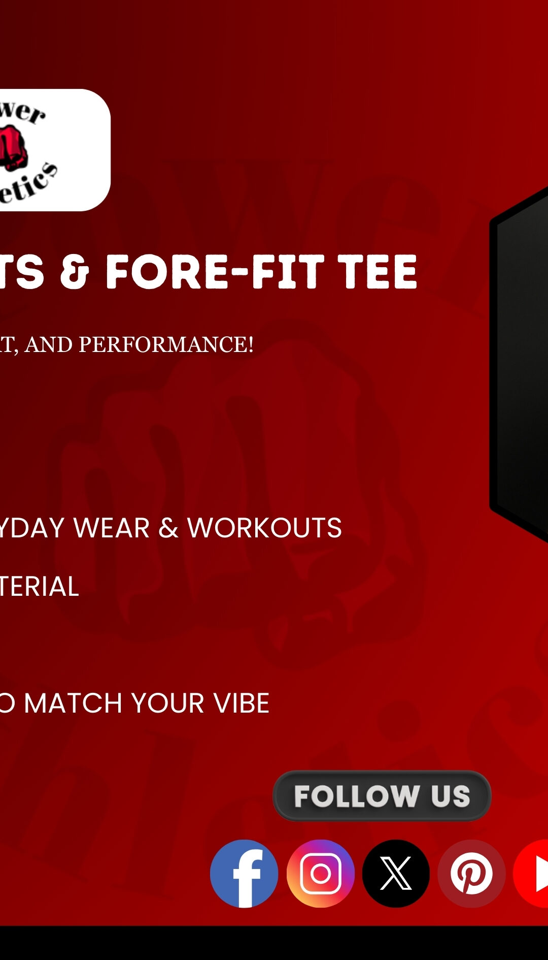 Power athletics T-shirt