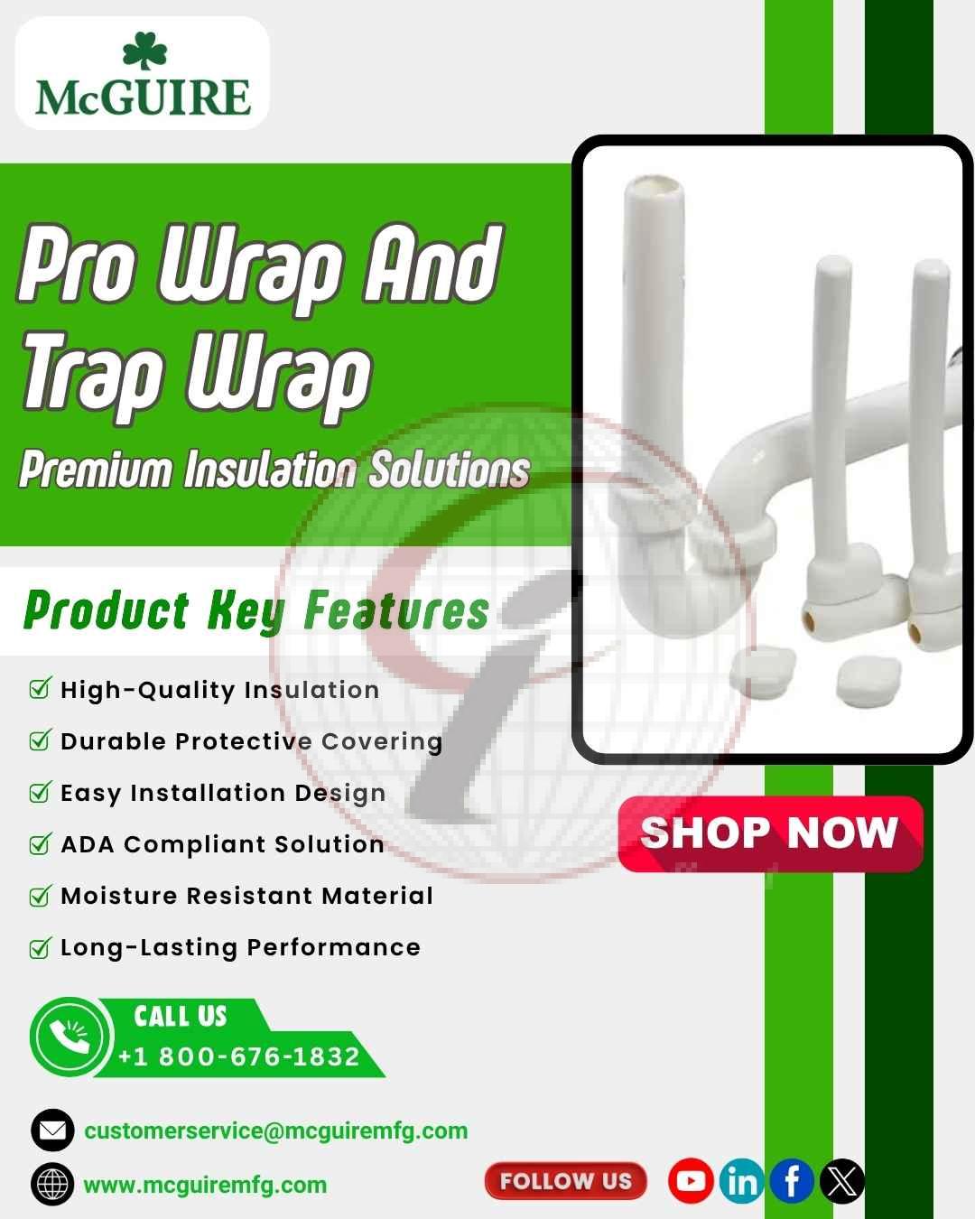 Pro wrap and trap wrap premium insulation