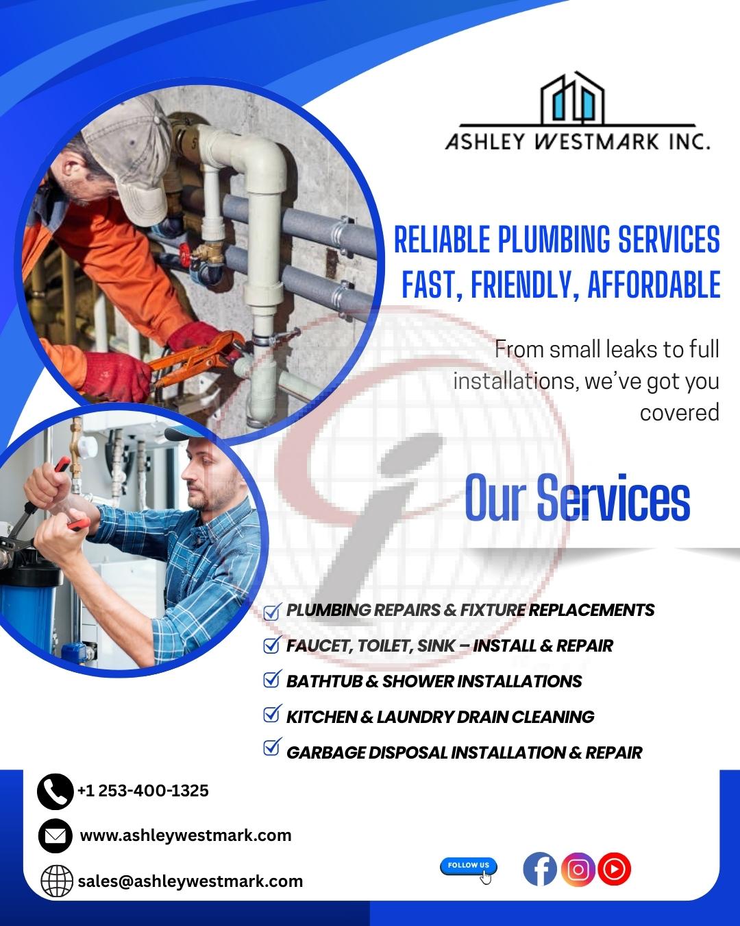 Reliable plumbing service  fast friendly affordable