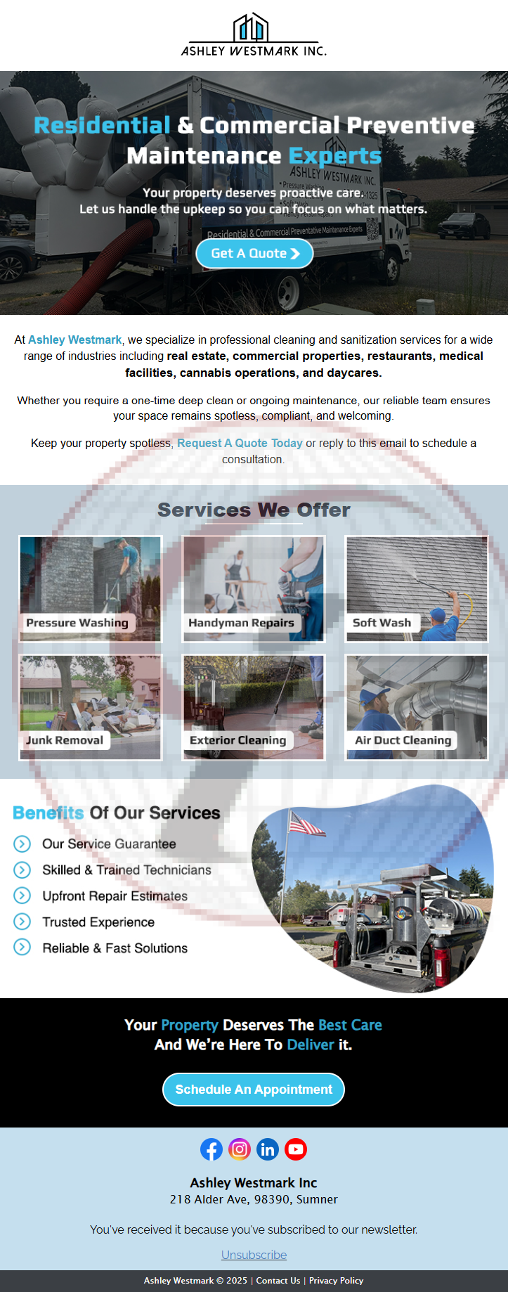 Residential & Commercial Preventive Maintenance Experts