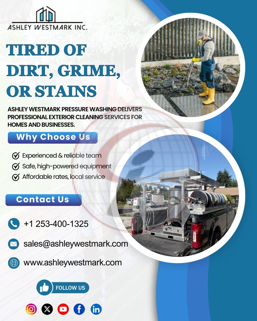 Tired of dirt , grime or stains by Ashley Westmark