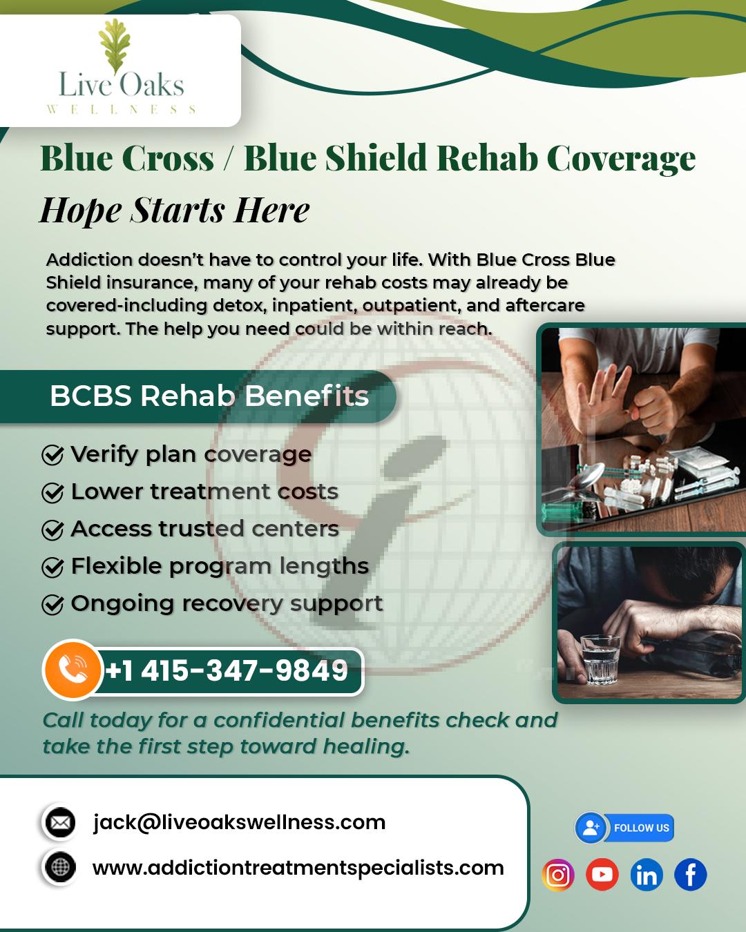blue cross blue sheild rehab coverage