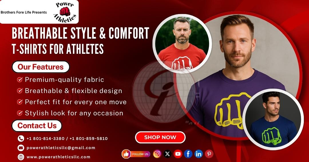 breathable style & comfort T-shirt for athletics