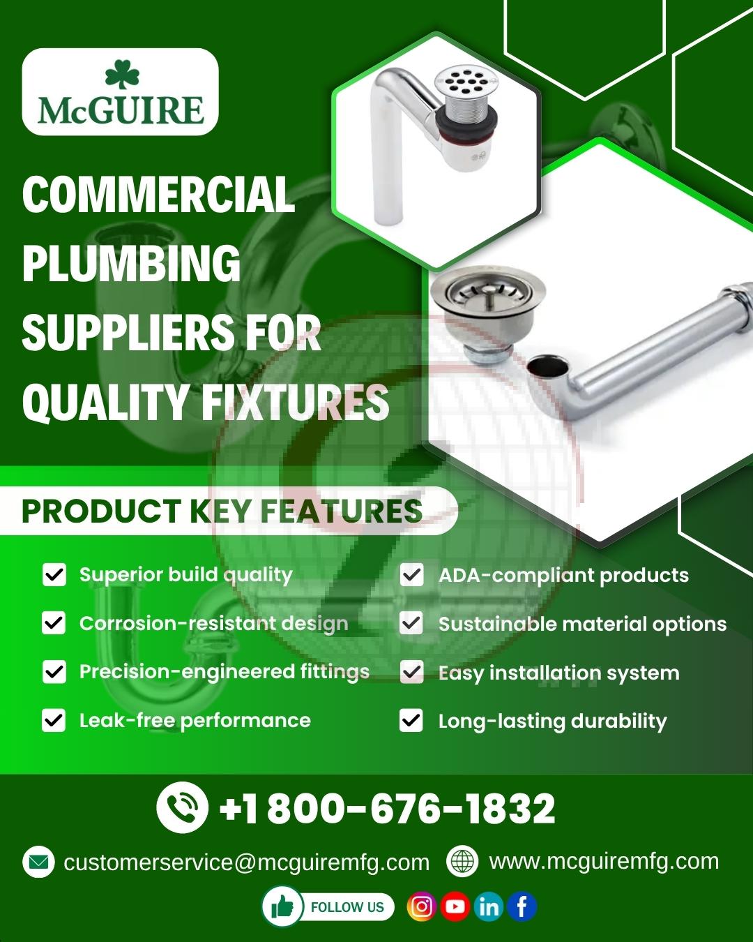 commercil plumbing suppliers for quality fixture