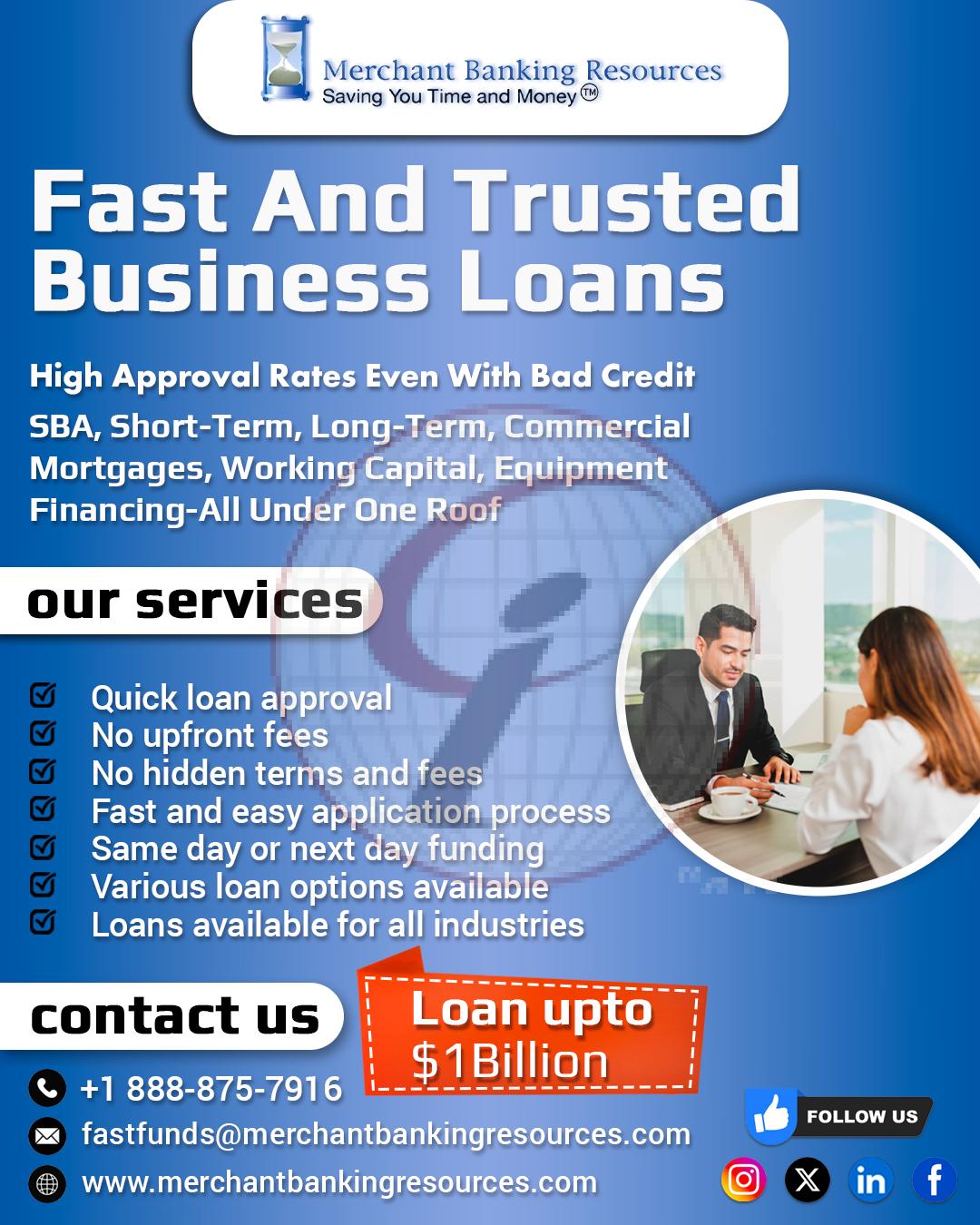 fast and trusted business loans
