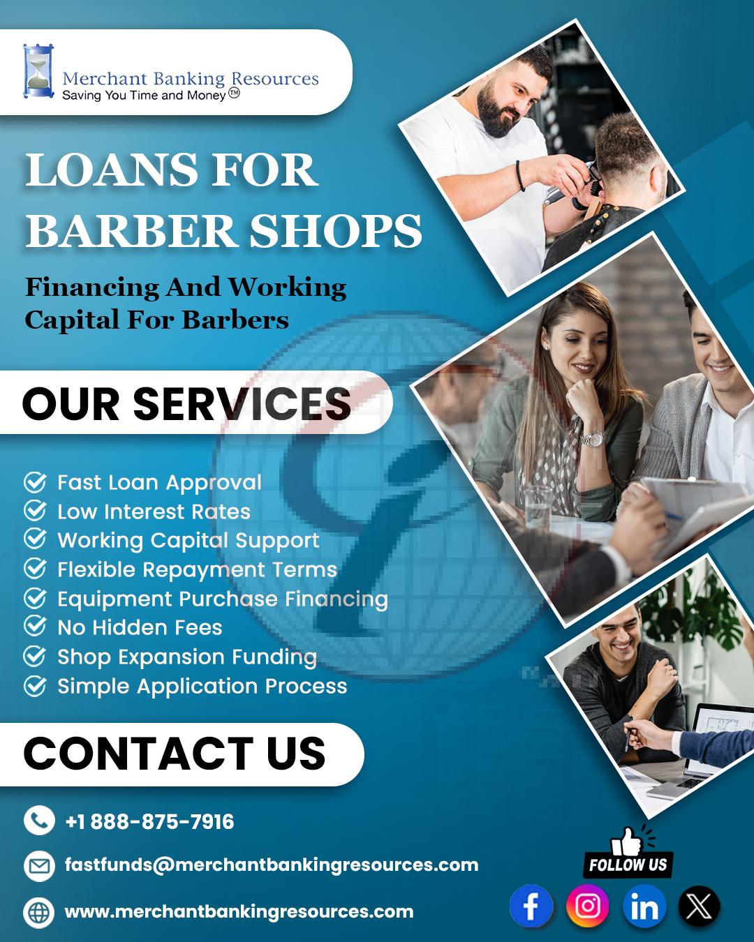 loans for barber shops
