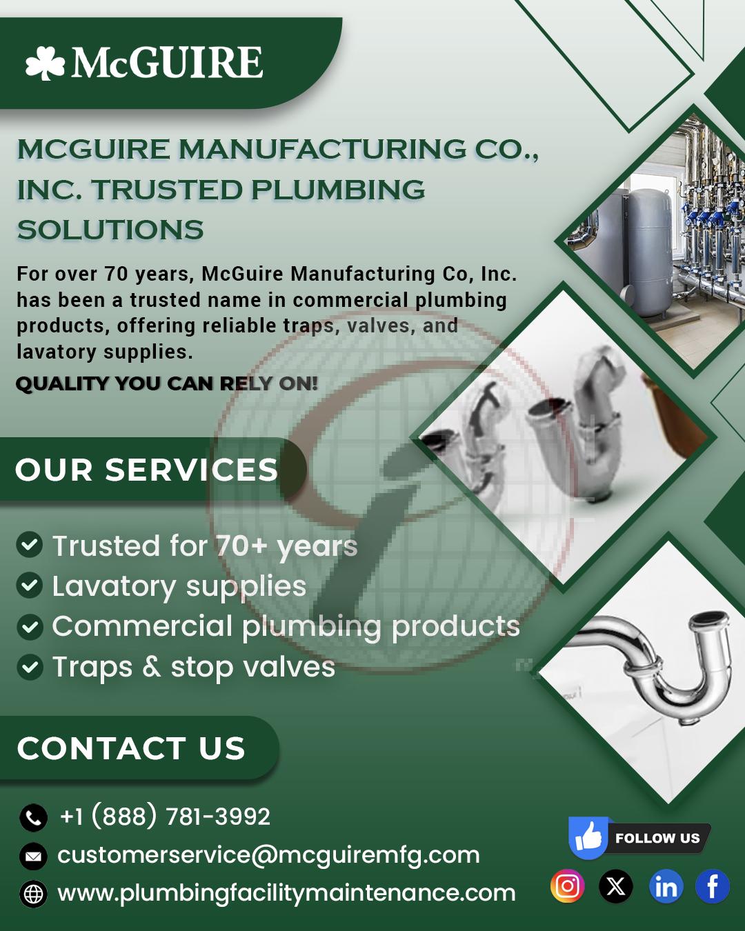 mc gurie manufacturing co inc trusted plumbing solutions