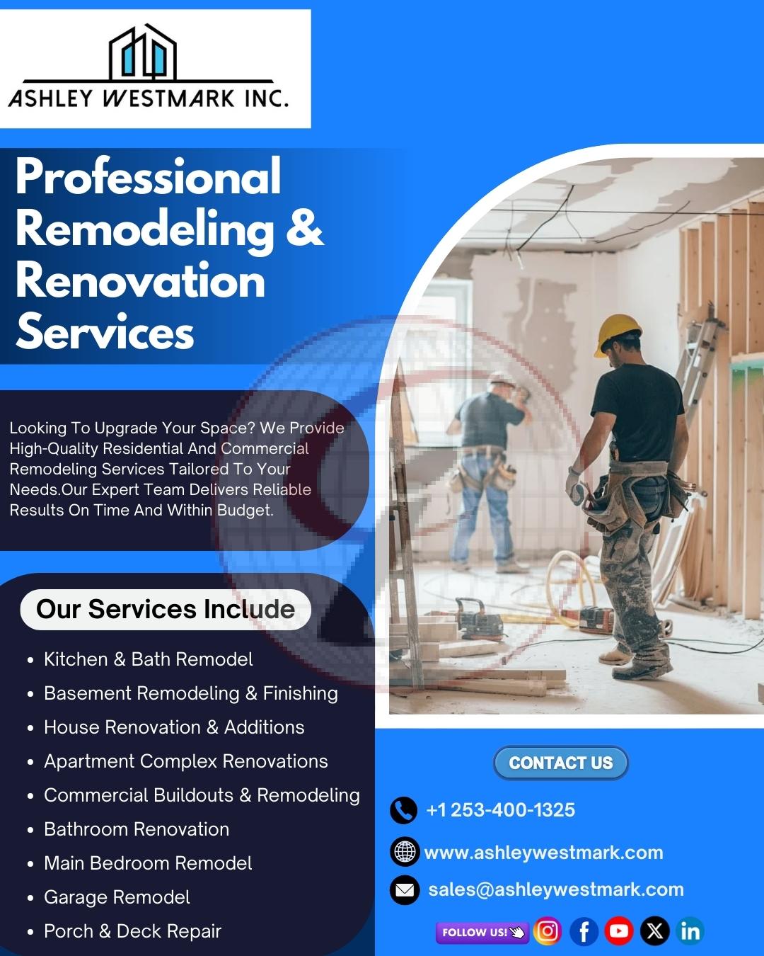 professional remodeling & renovation services