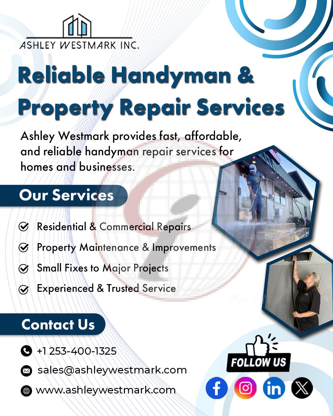 Reliable handyman & property Reapair services