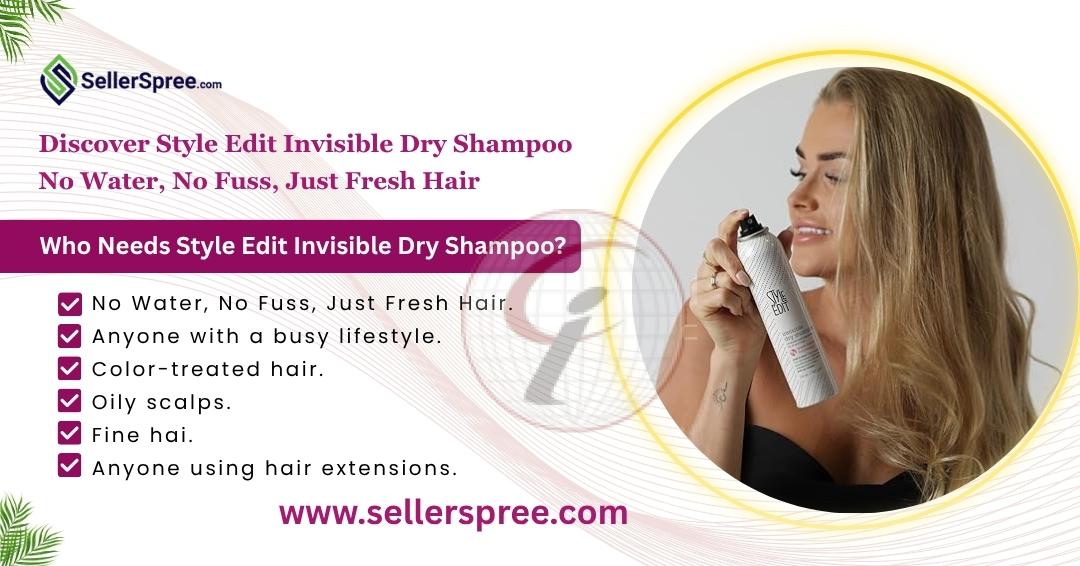 Discover Style Edit Invisible Dry Shampoo Sellerspree
