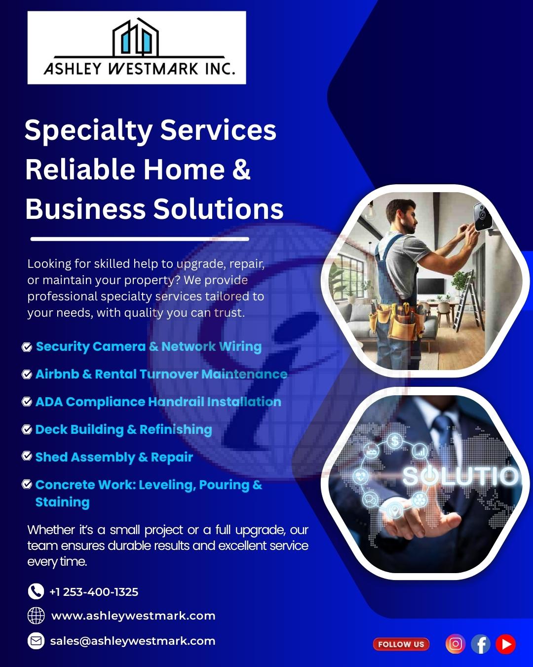 speciality services reliable home & business solution