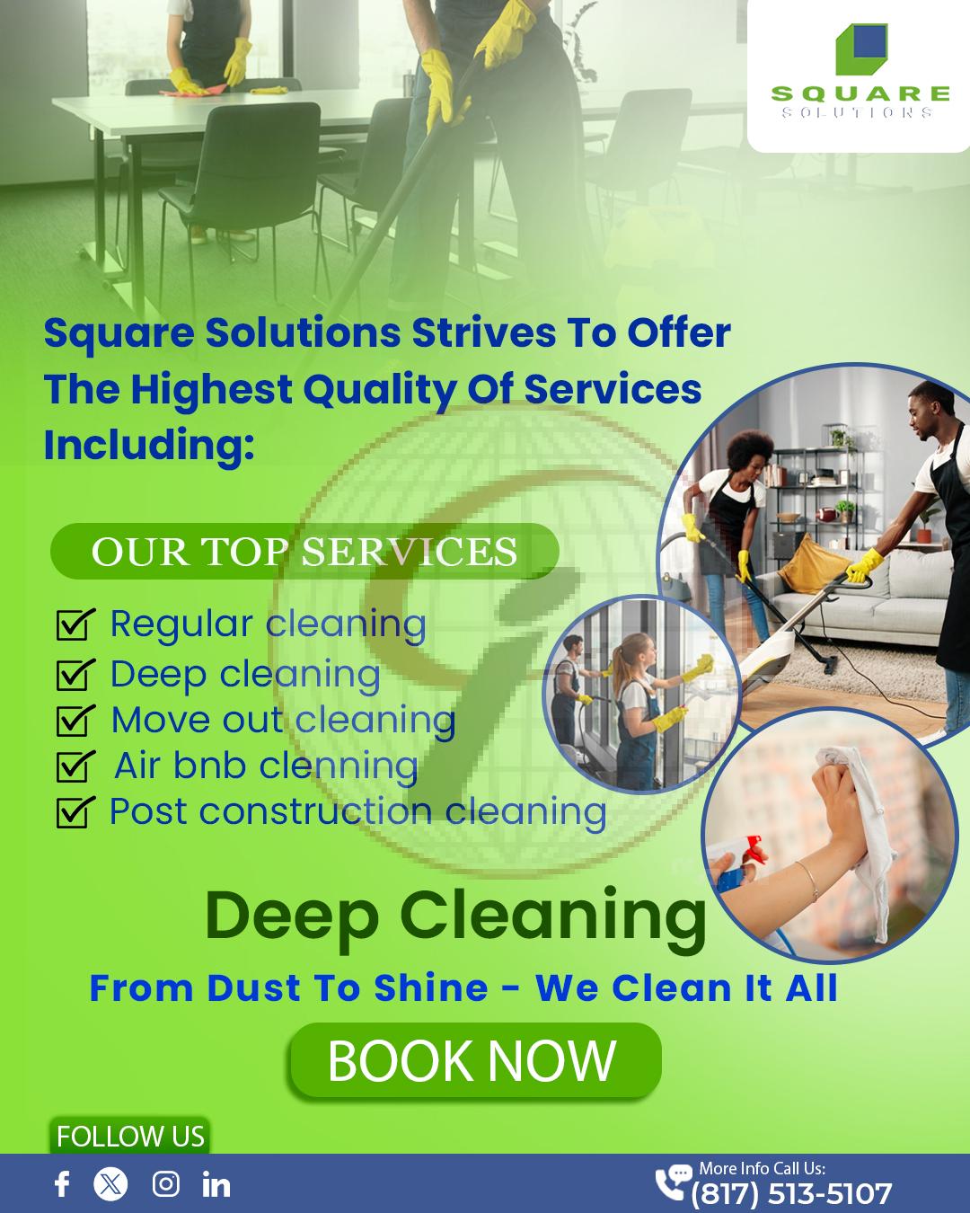 square solutions strives to offer the highest quality of service