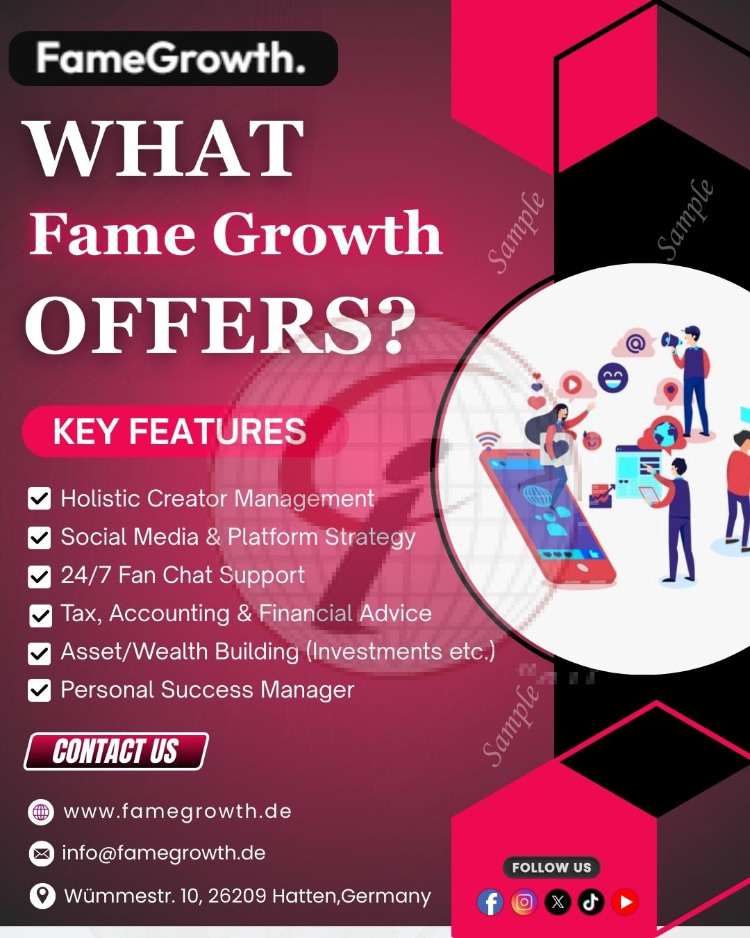 what faem growth offers