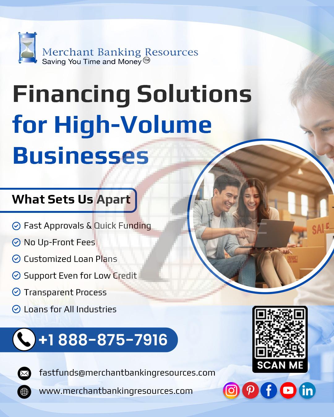 Financing Solutions for High-Volume Businesses