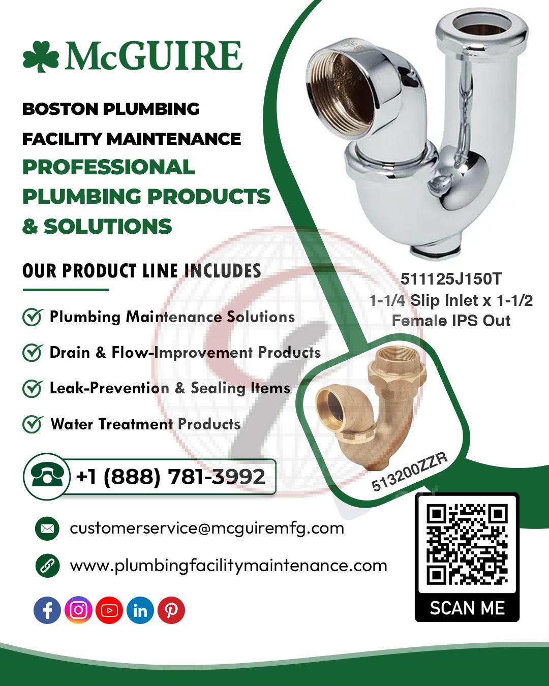Boston Plumbing Facility Maintenance – Professional Plumbing Products & Solutions