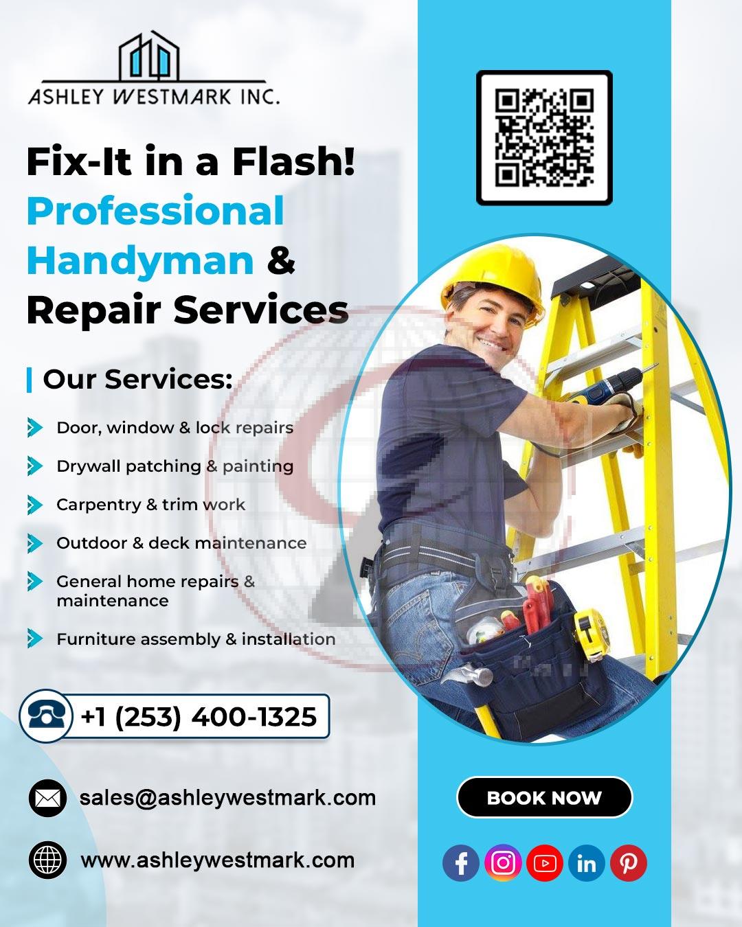 Fix It in a-Flash!-Professional Handyman & Repair Services