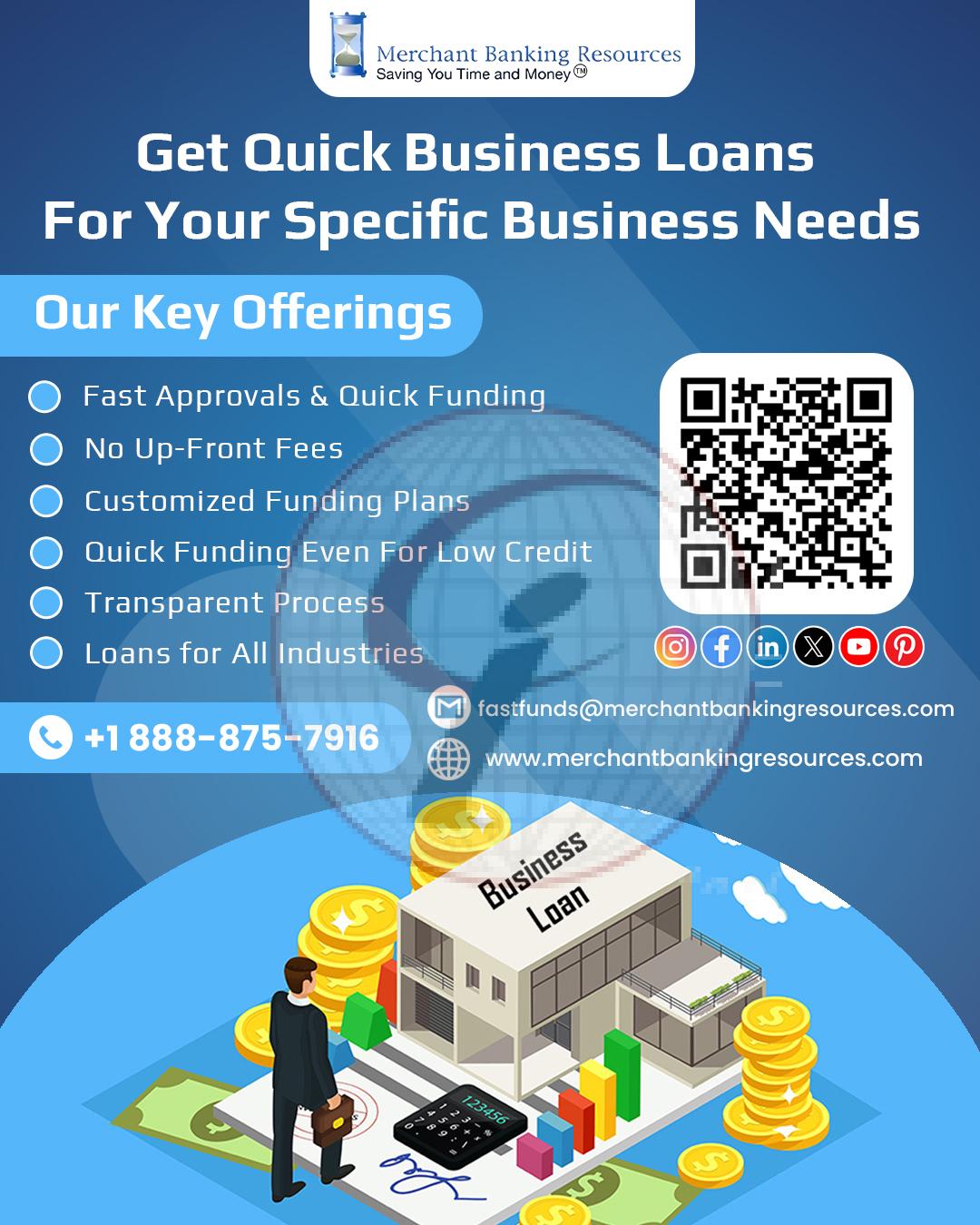 Get Quick Business Loans For Your Specific Business Needs