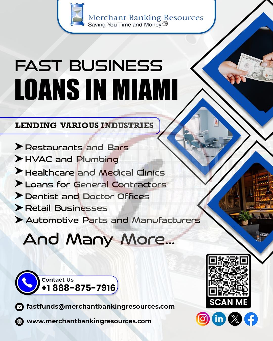 Fast Business Loans in Miami