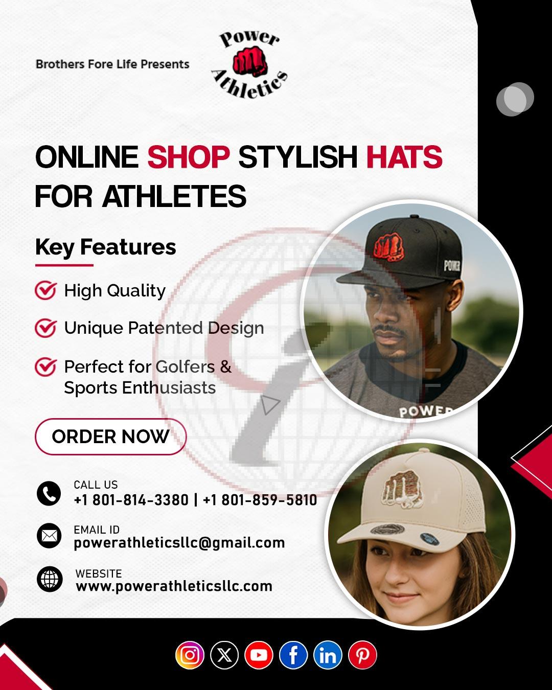 Online Shop Stylish Hats for Athletes