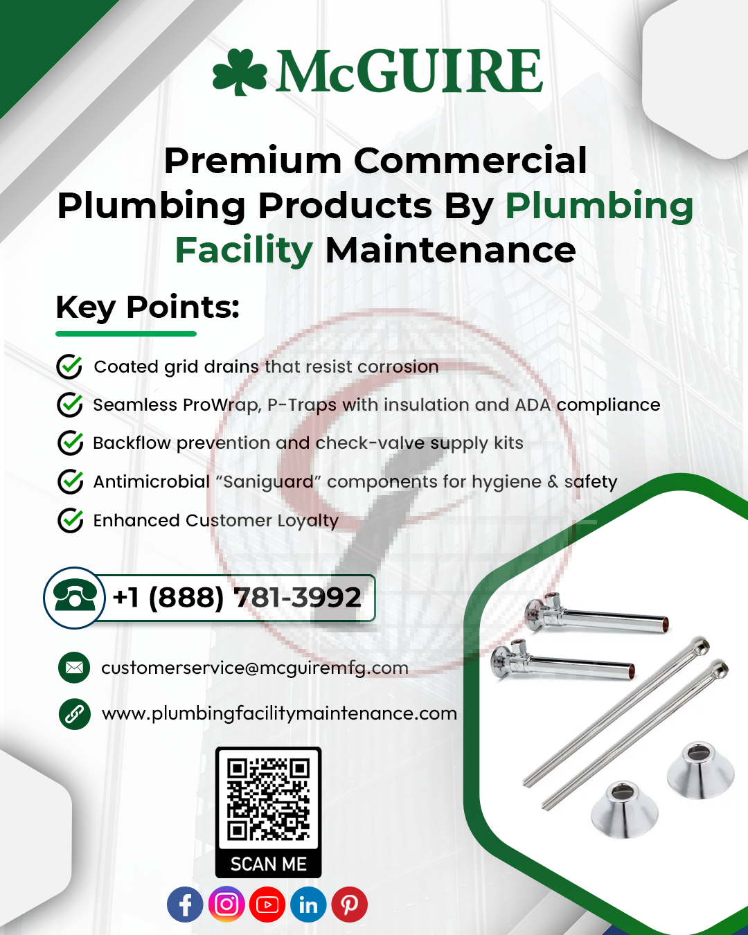 Premium Commercial Plumbing Products by Plumbing Facility Maintenance