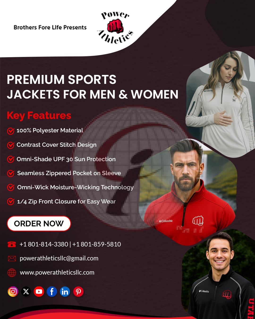 Premium Sports Jackets for Men & Women